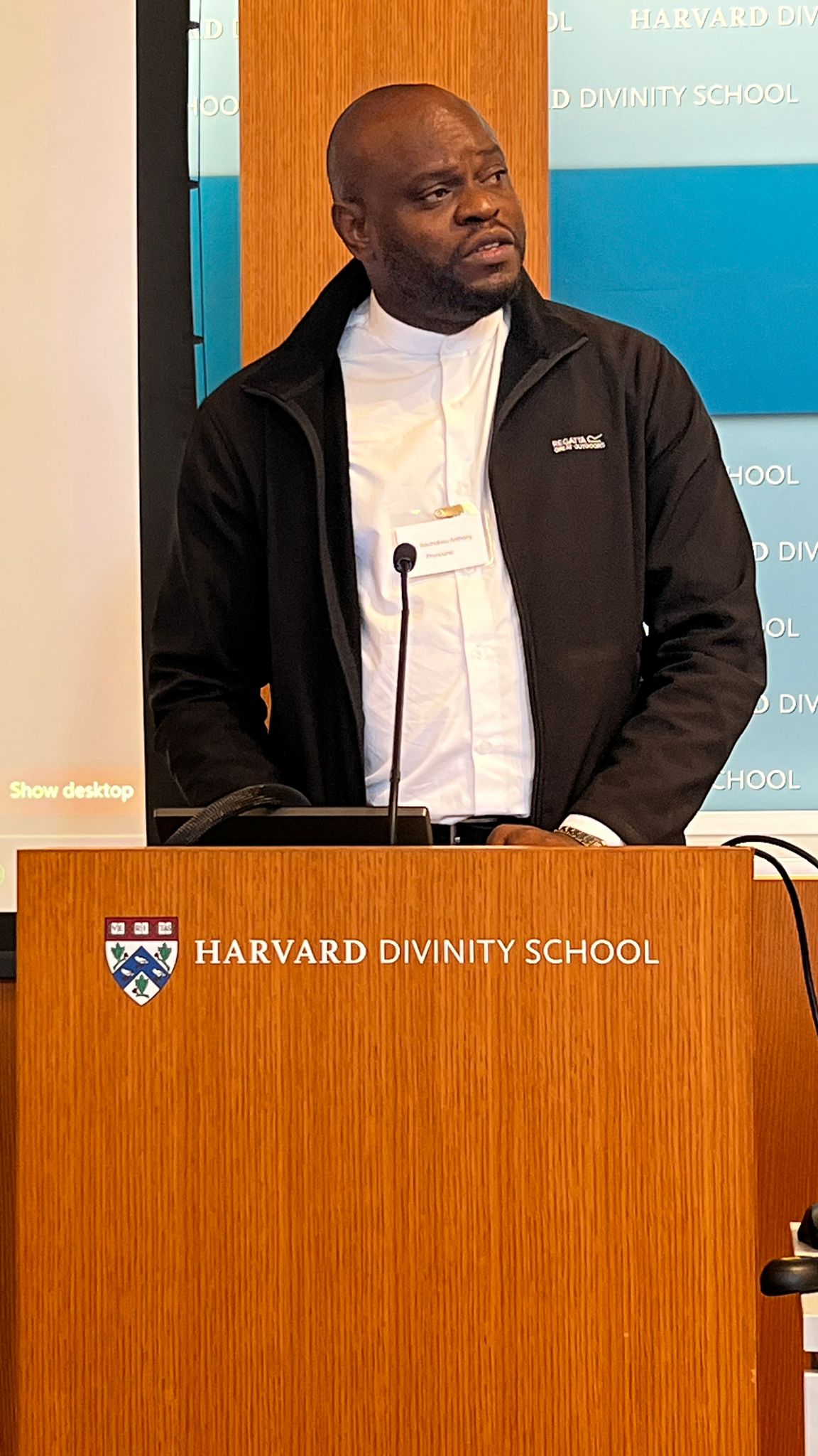 At Harvard Divinity School, 2023